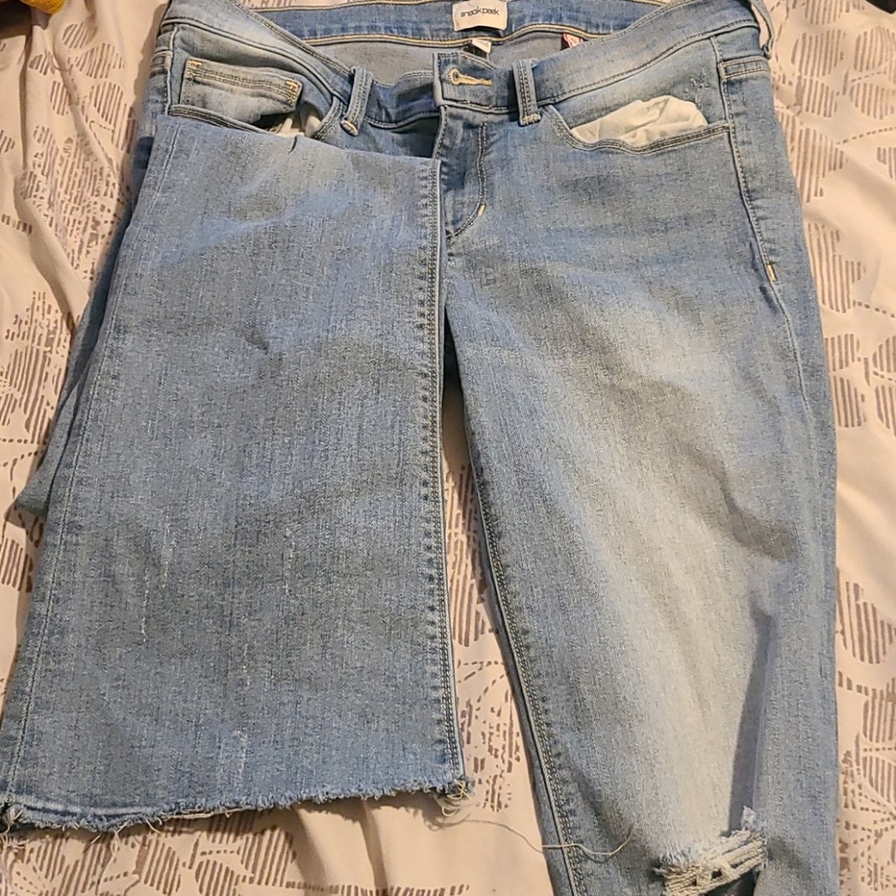 Seek peak flare jeans